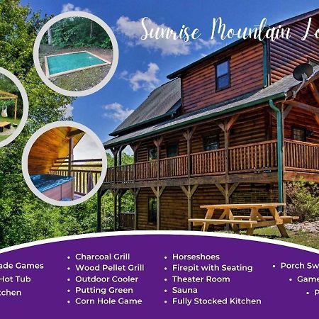 Fabulous Pet-Friendly, Family Cabin With Outdoor Kitchen, Hot Tub, Sauna, Fireplace, Theater Room, Arcade, Pool Table, And Fire Pit Within Minuties Of Dollywood Sevierville Ngoại thất bức ảnh