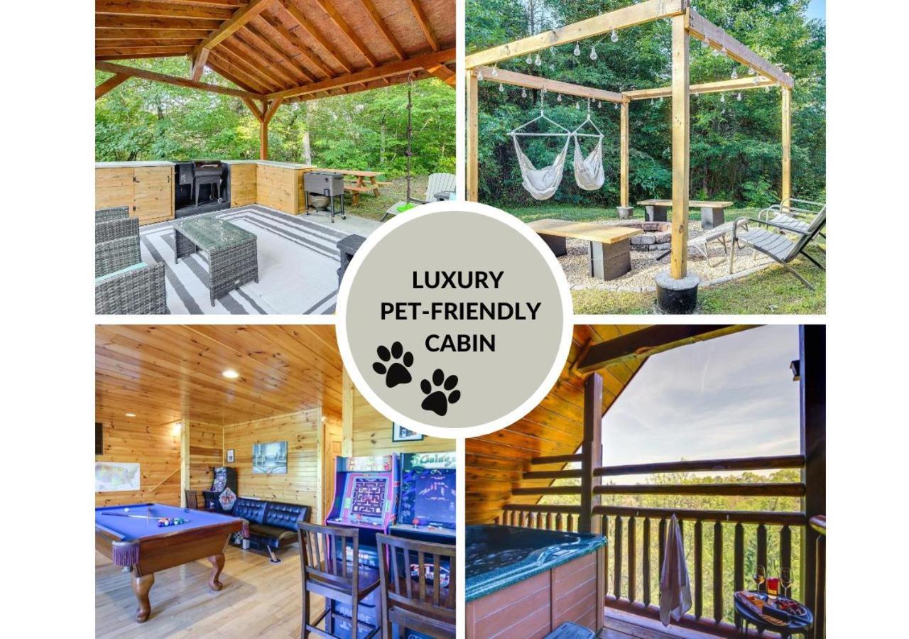 Fabulous Pet-Friendly, Family Cabin With Outdoor Kitchen, Hot Tub, Sauna, Fireplace, Theater Room, Arcade, Pool Table, And Fire Pit Within Minuties Of Dollywood Sevierville Ngoại thất bức ảnh